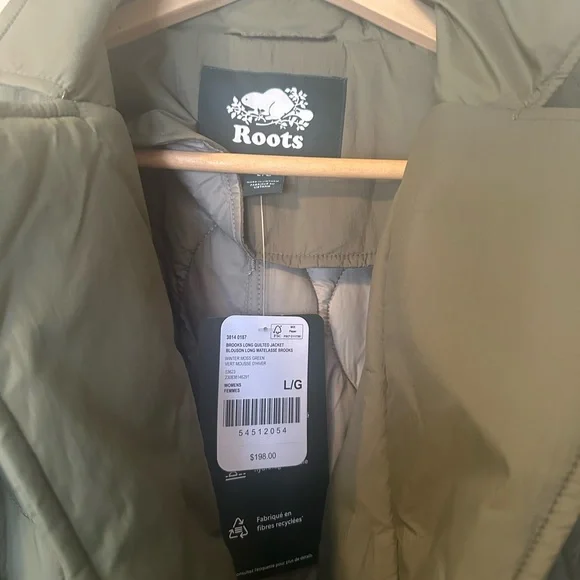 Roots Quilted Green Robe - Picture 3 of 3